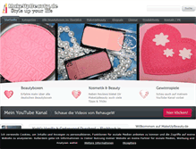 Tablet Screenshot of makeupbeauty.de